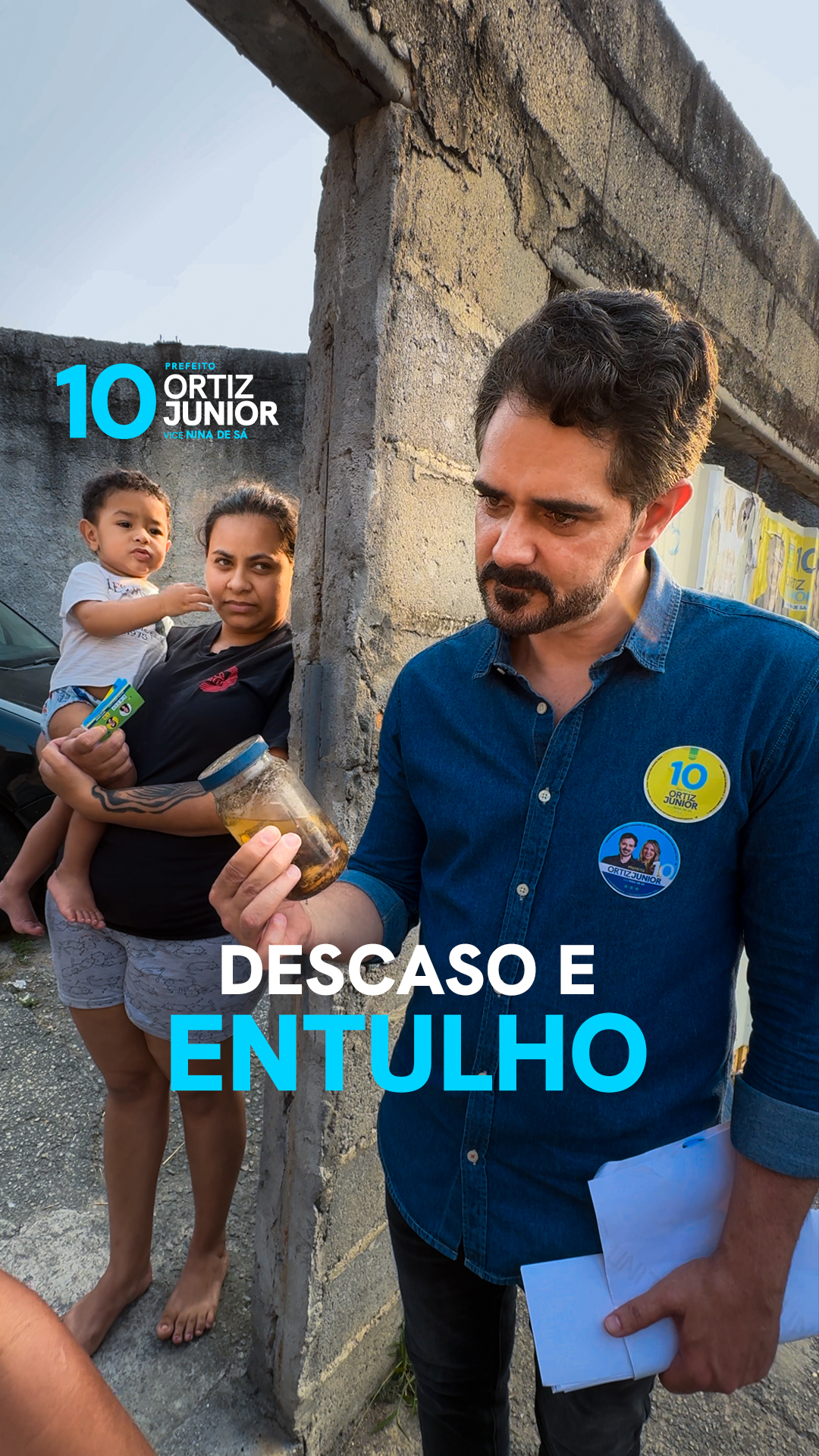 Encontramos um lixão a céu aberto com escorpiões, cobras e aranhas no Hércules Masson, expondo um local com tantas crianças a um grande perigo. Isso é inaceitável, Taubaté nunca foi assim! Precisamos urgentemente recuperar o cuidado e a qualidade de vida da nossa cidade.